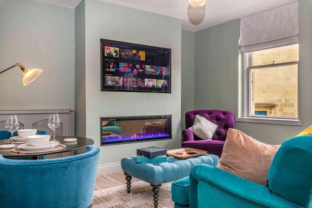 Beautiful Modern 1 Bedroom Apartment, City Centre Bath Exteriör bild